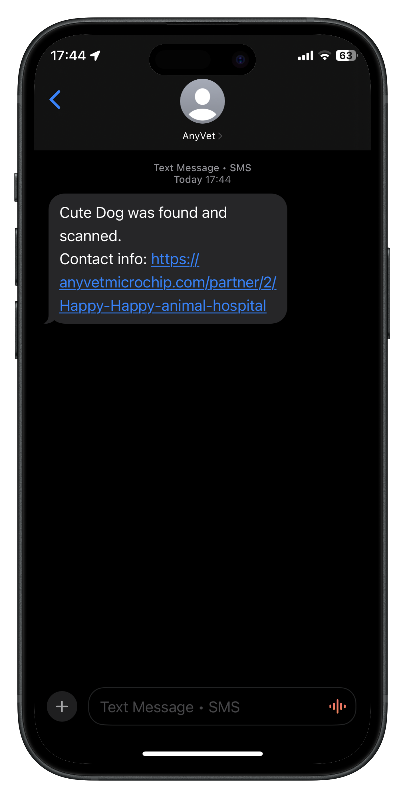 Veterinary network map