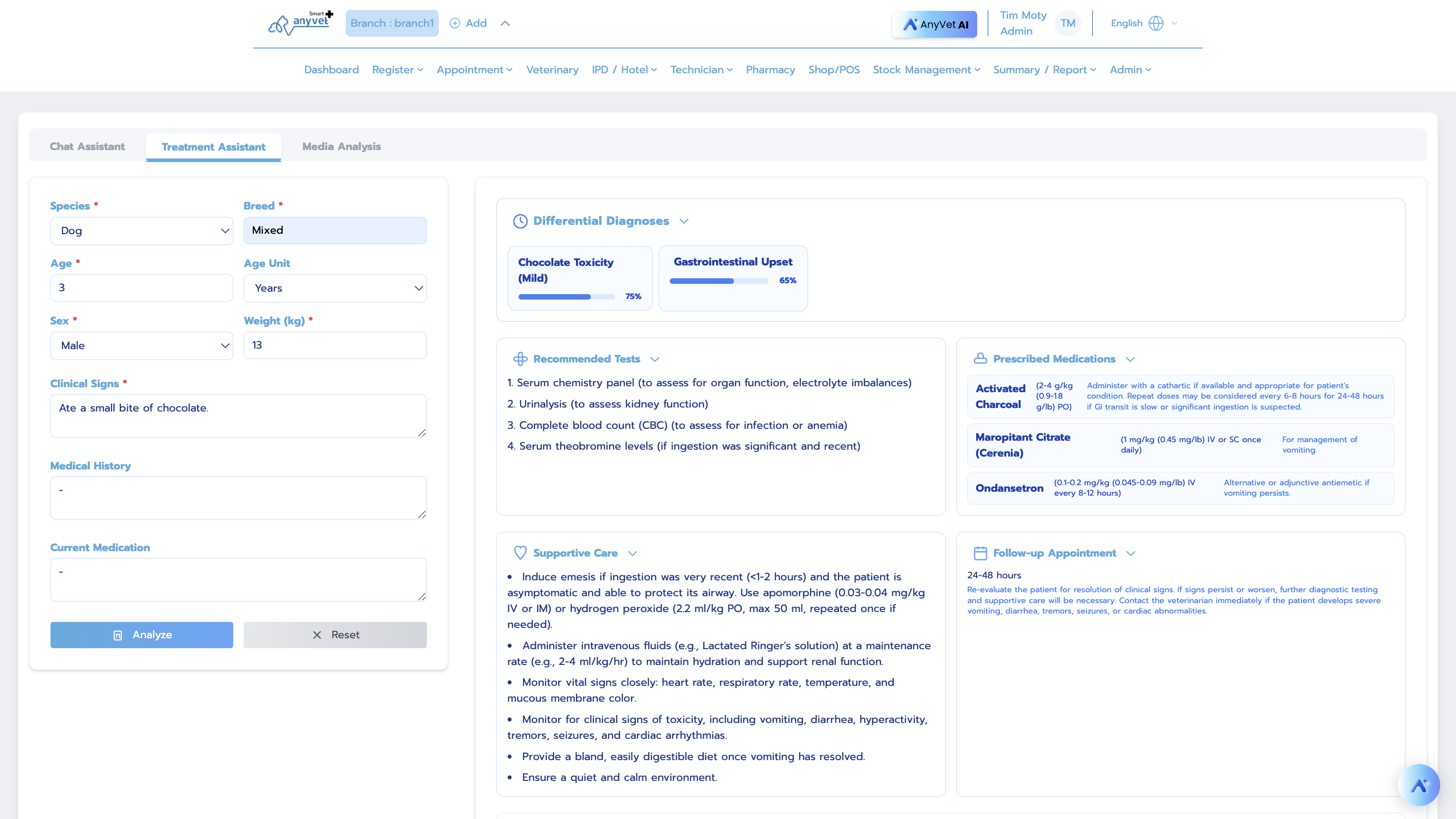 Smart Product Treatment Analysis
